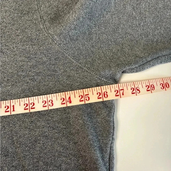 Polo Ralph Lauren Quarter Zip Mock Neck Pullover Sweater Gray Brown Pony Size XL - Picture 3 of 6